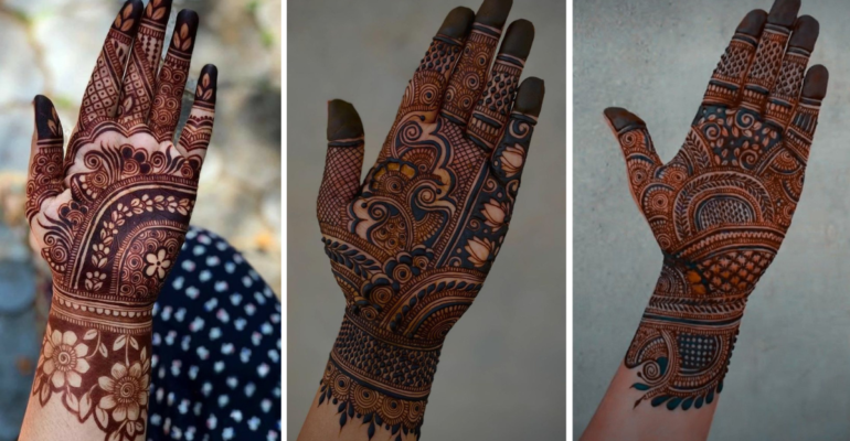 Easy Full Palm Mehndi Designs