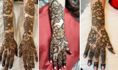 Back Side Mehndi Design Beautiful