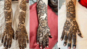 Back Side Mehndi Design Beautiful