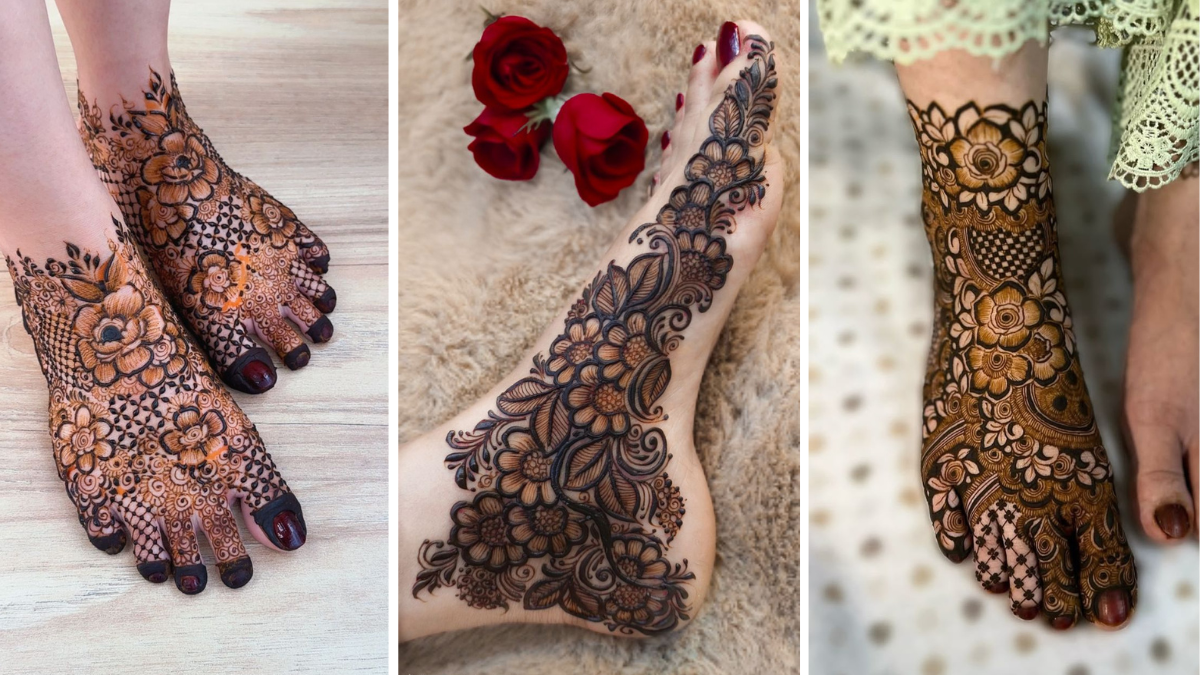 Foot Mehndi Design Photos