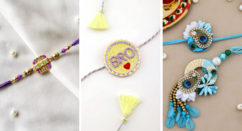 Beads Rakhi Design