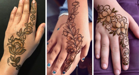 Flower Stylish Mehndi Design