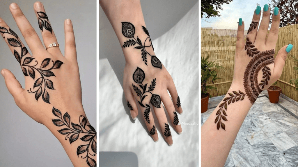 Bridal Mehndi Design Simple