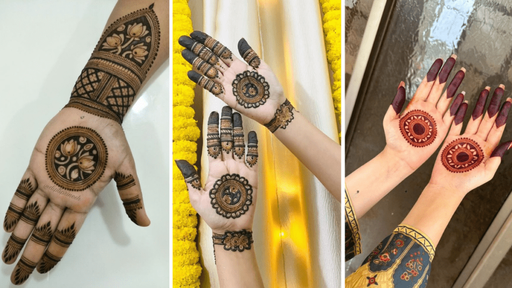 Easy Full Palm Mehndi Designs