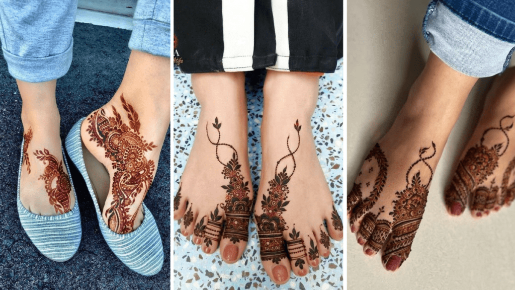 Pair ka Mehandi Design