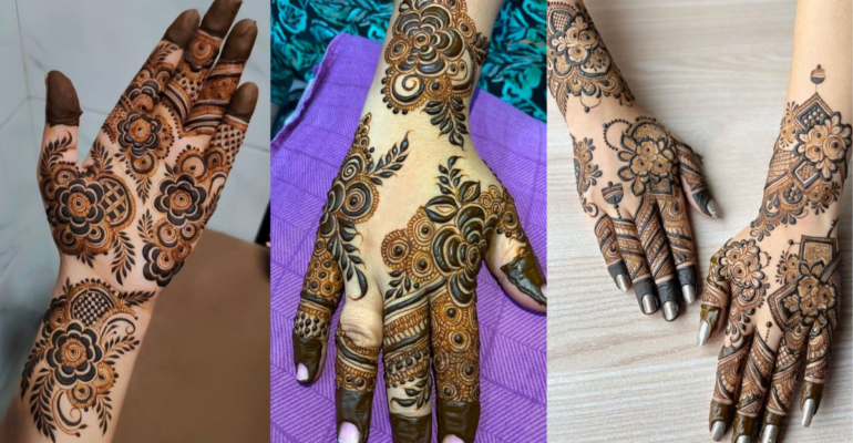 Stylish Bail Mehndi Design