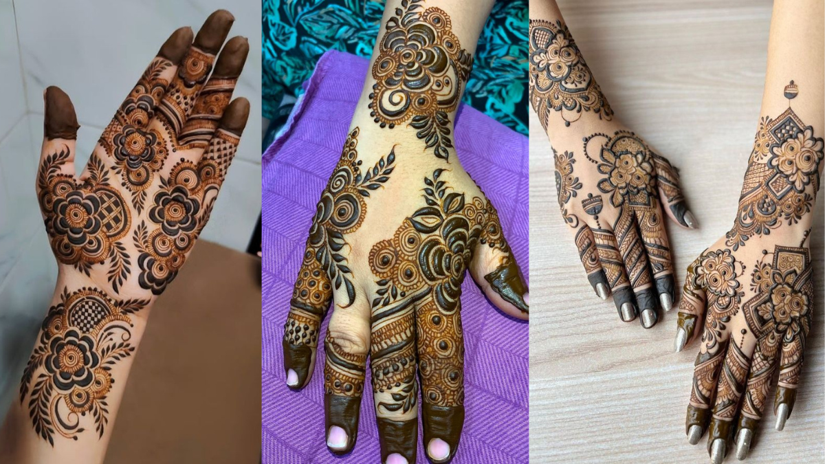 Stylish Bail Mehndi Design