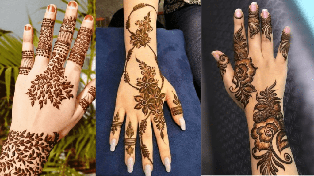 Motif Henna Simple