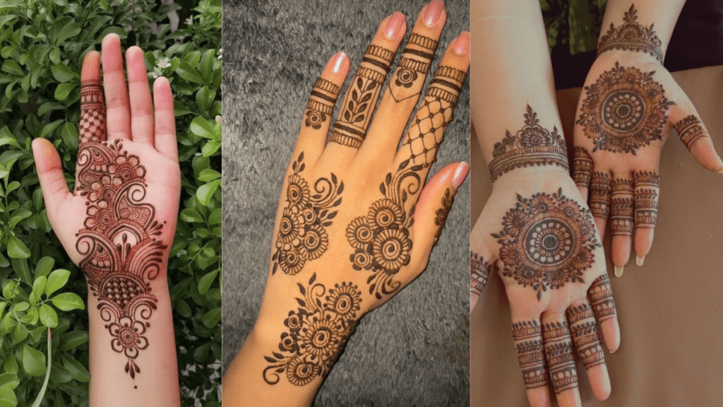 Mehndi Finger Designs