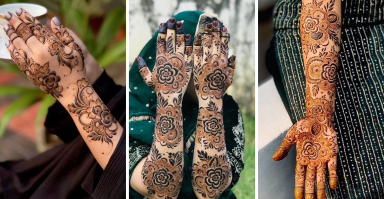 Unique Mehndi Designs Photos
