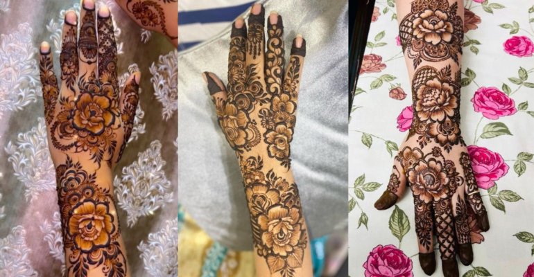 Stylish Back Hand Mehndi Designs