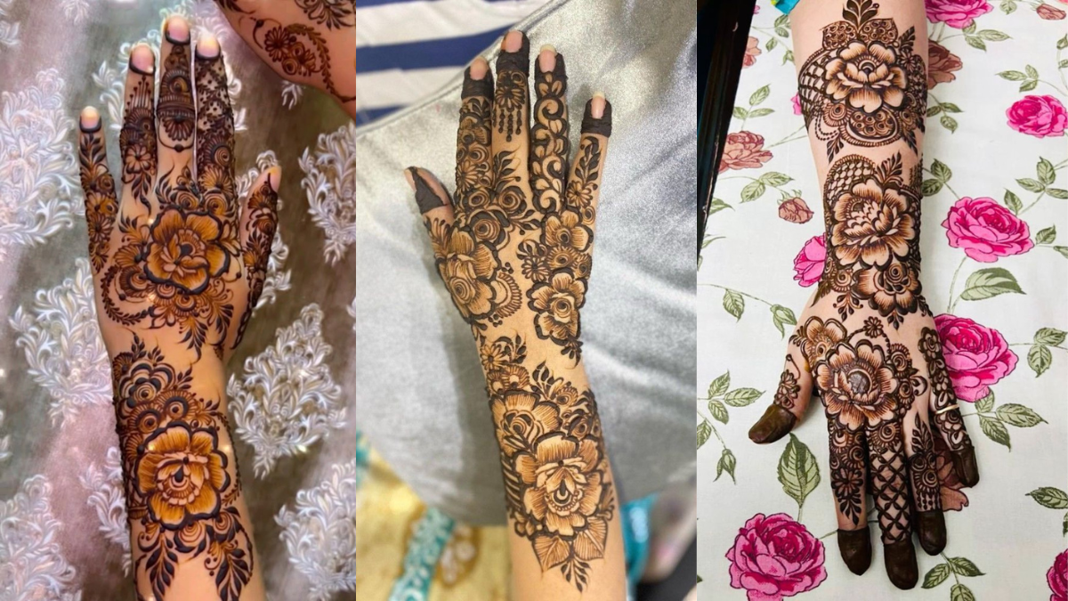 Stylish Back Hand Mehndi Designs
