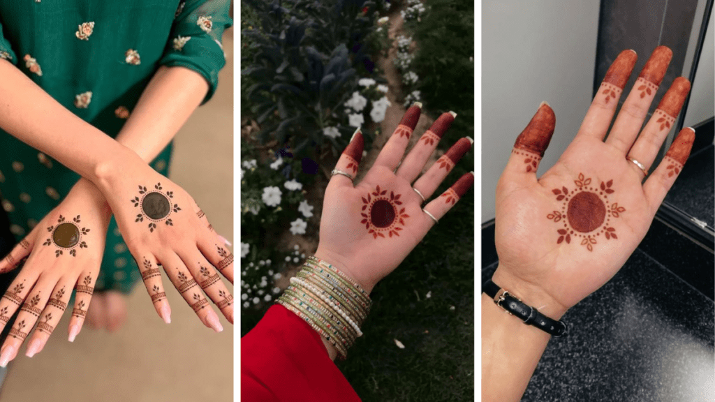 Small Aesthetic Henna Designs