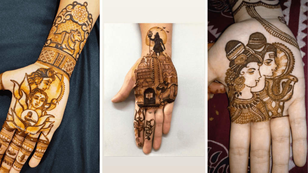 Unique Sawan Mehndi Ideas