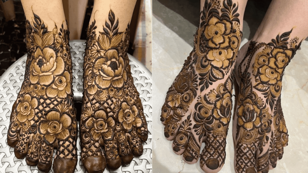 Mehndi Design Legs
