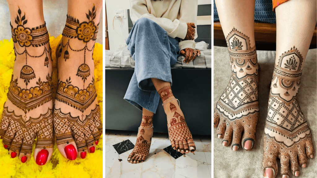 Pair Mehndi Designs