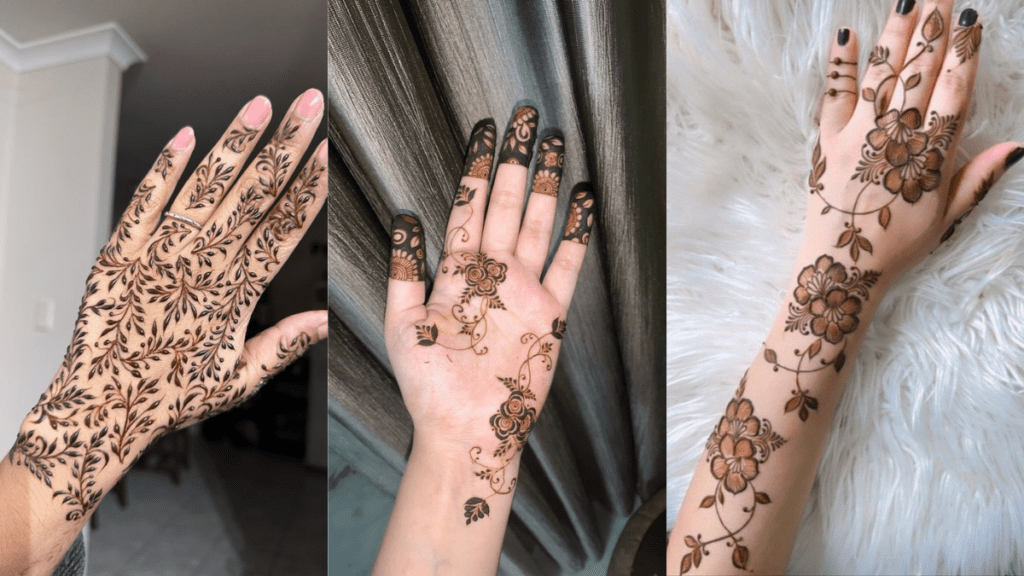 Short Mehndi Designs