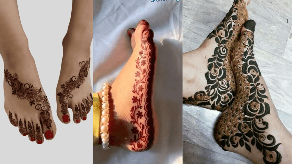Pair ki Mehndi Design Simple