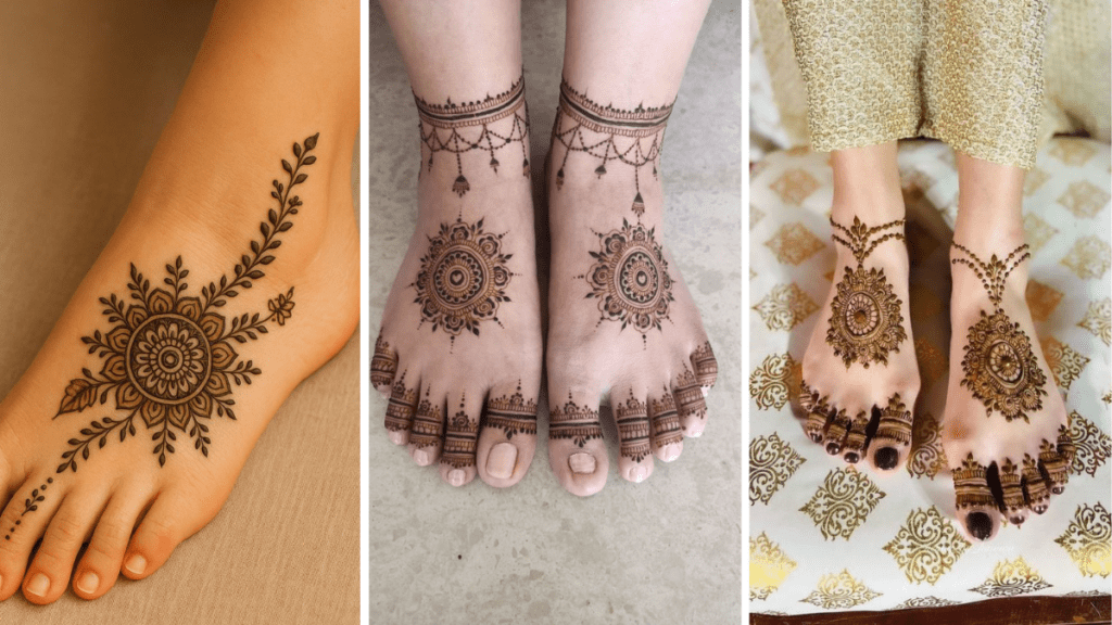 Pair ki Mehndi Designs