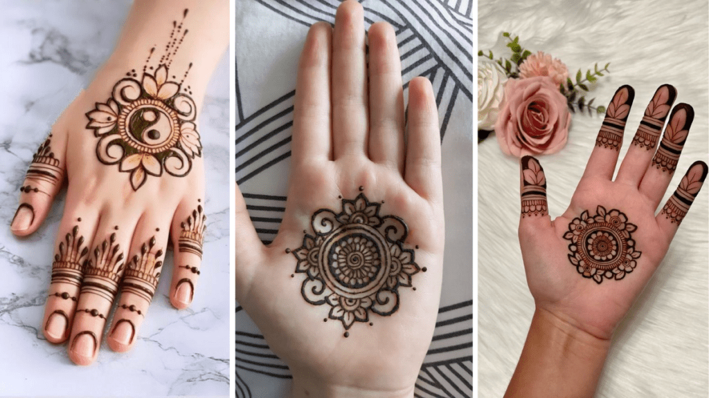 Engagement Mehndi Design