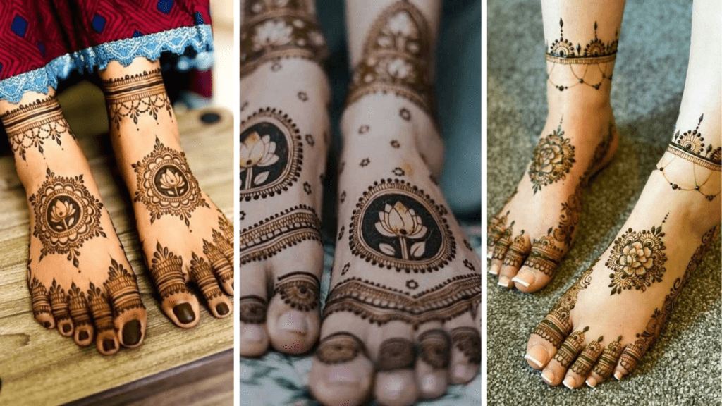 Feet Mehndi Design