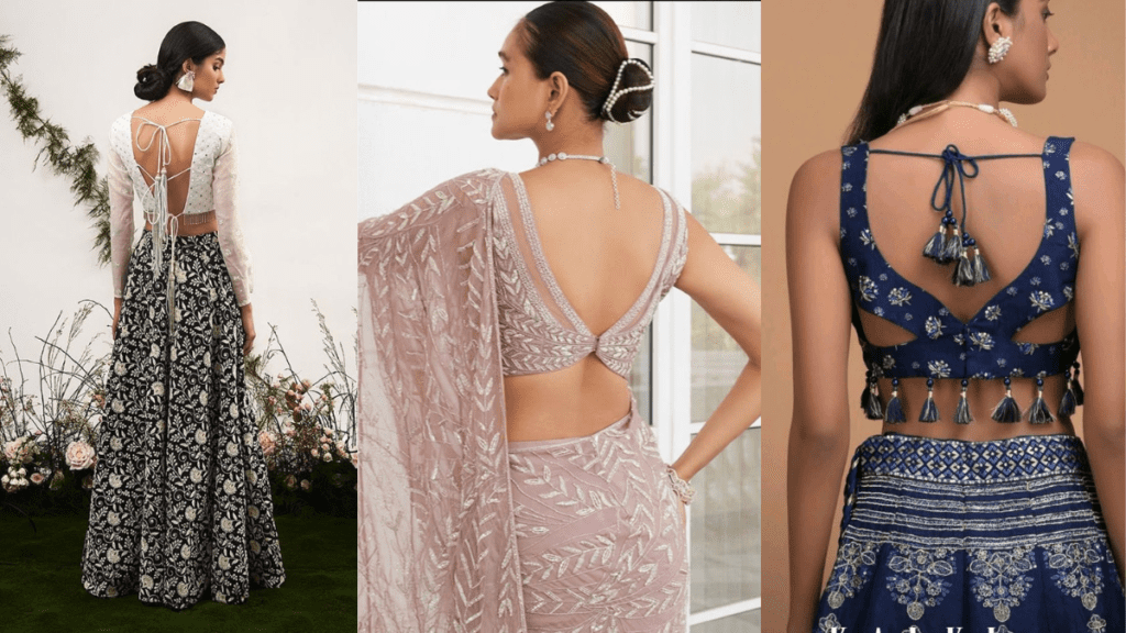 Lehenga Blouse Design Back