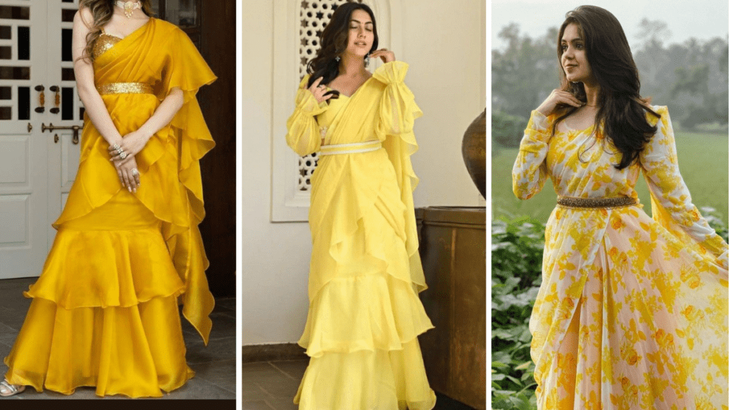 Haldi Outfit for Bride