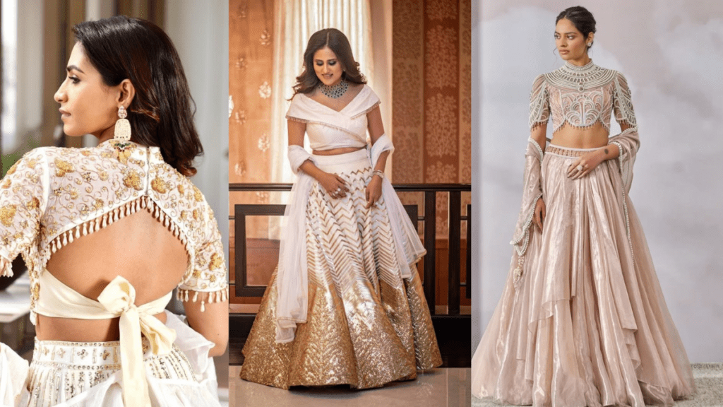 Stylish Lehenga Blouse Design