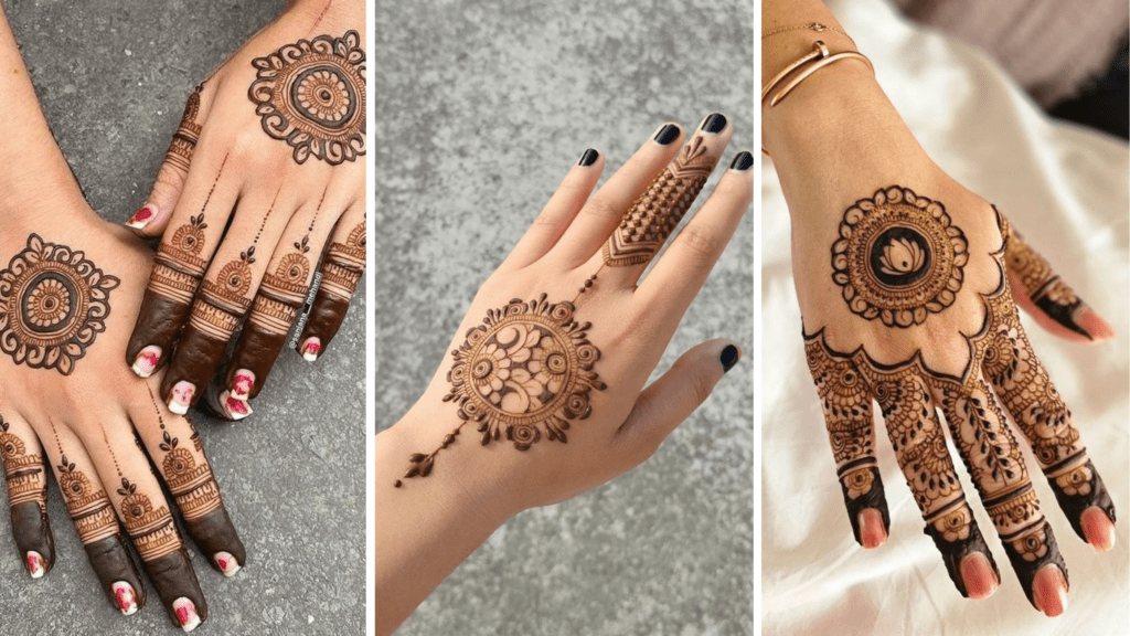 Round Mehndi Designs