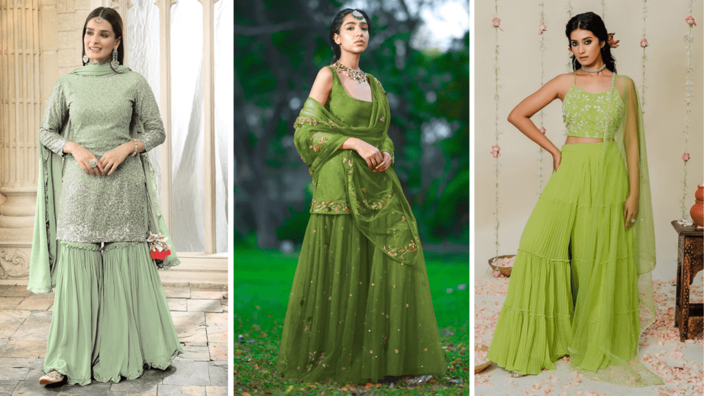 Mehndi Ceremony Dress Girl