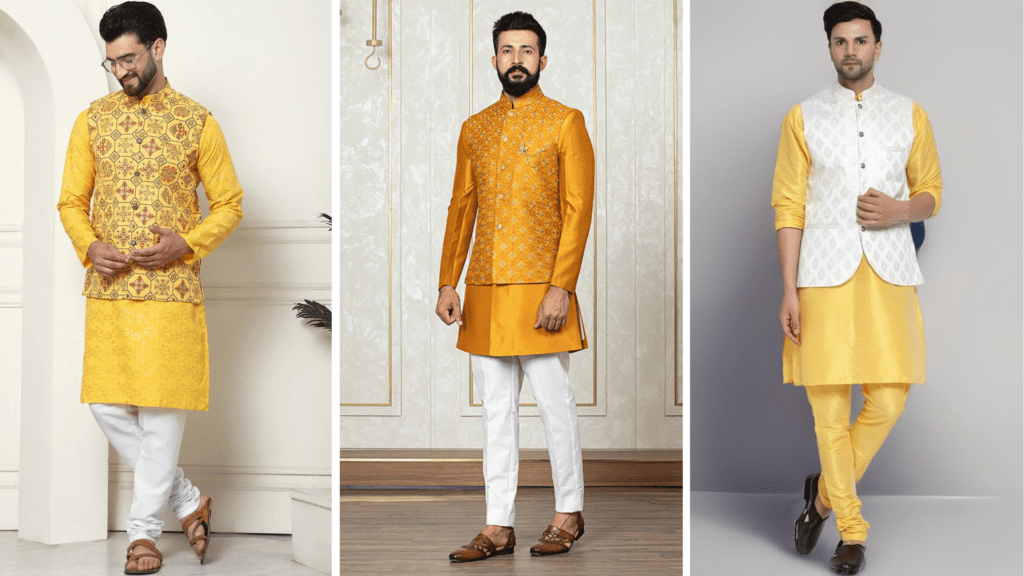Groom Haldi Dress