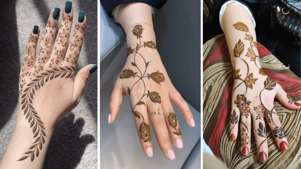 Leaf Mehndi Designs