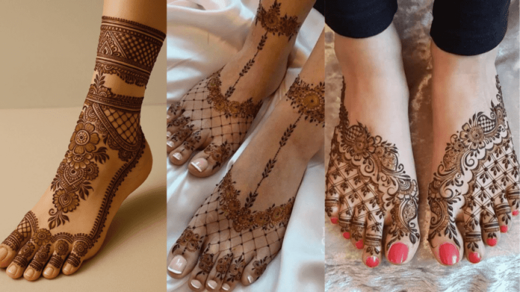 Foot Mehndi Designs Simple