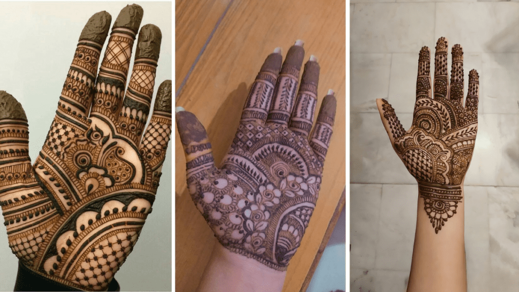 Easy Full Palm Mehndi Designs