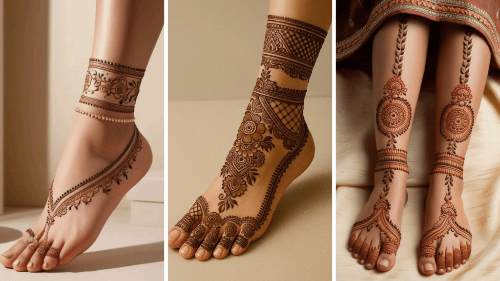Feet Mehndi Designs