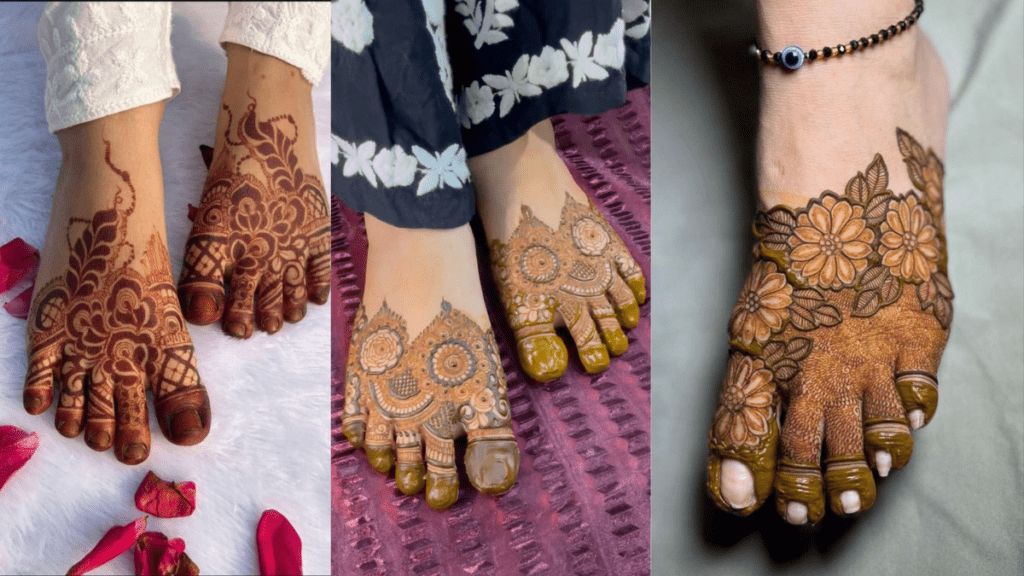 Mehndi Designs Foot Simple