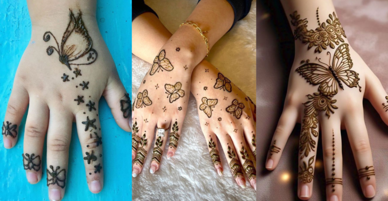 Small Mehndi Designs for Kids
