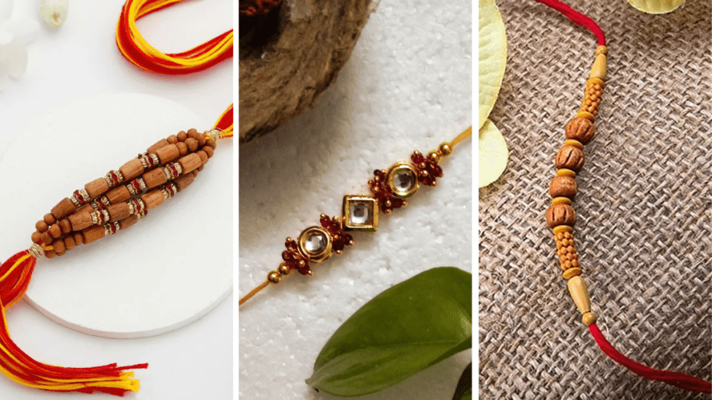 Beads Rakhi Design