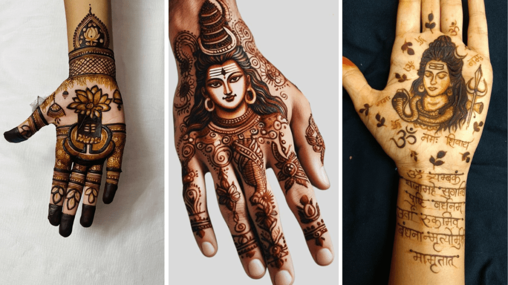Simple Sawan Mehndi Design