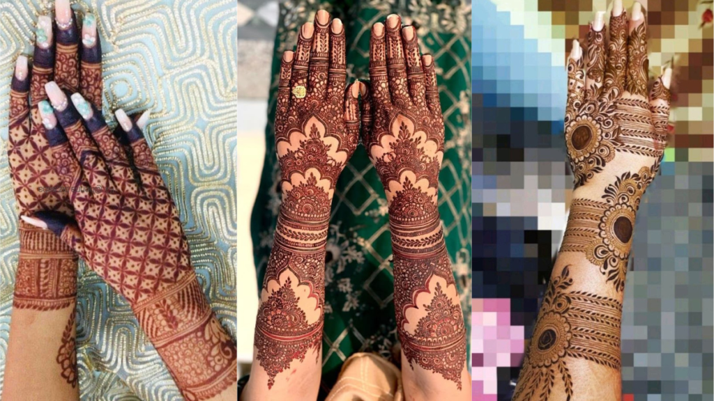 Stylish Back Hand Mehndis Design