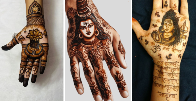 Easy Sawan Mehndi Design