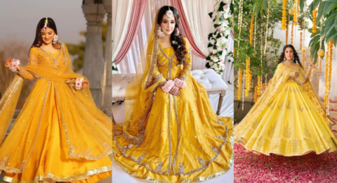 Haldi Outfits For Bride