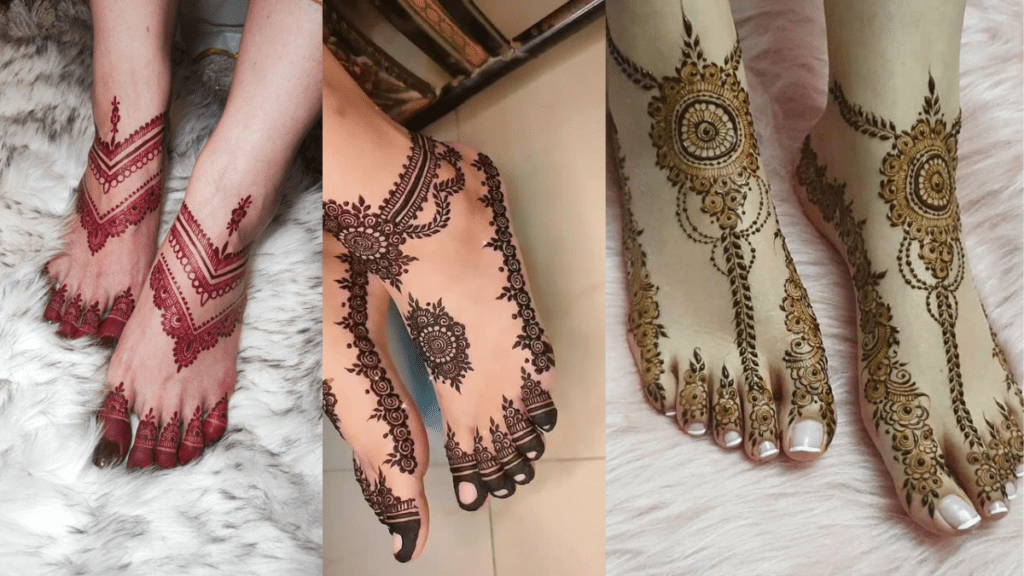 Mehndi Design Legs