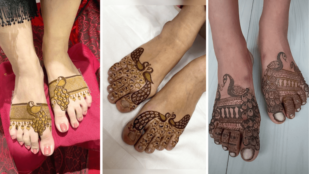 Pair Mehndi Designs