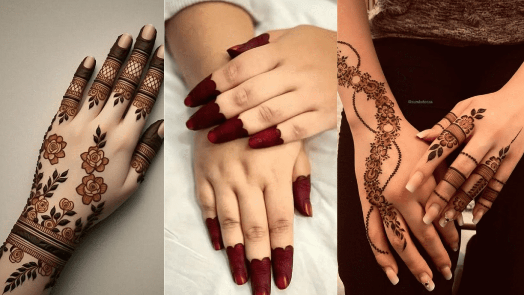 Short Mehndi Designs