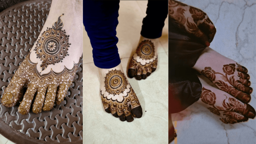 Pair ki Mehndi Design Simple