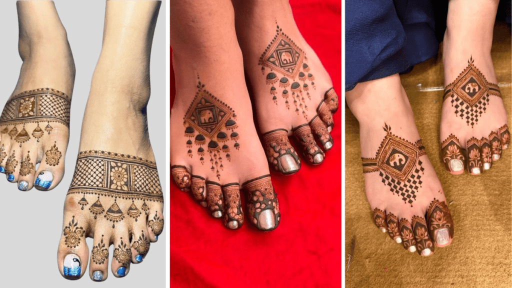 Pair ki Mehndi Designs