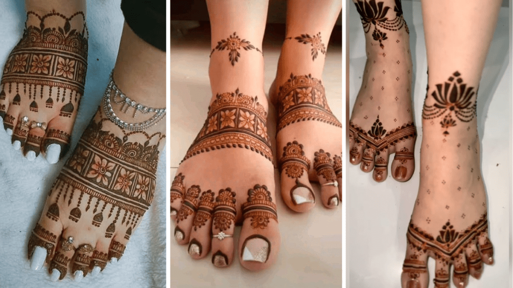 Feet Mehndi Design