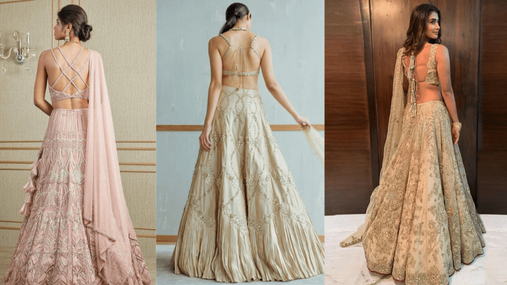 Lehenga Blouse Design Back