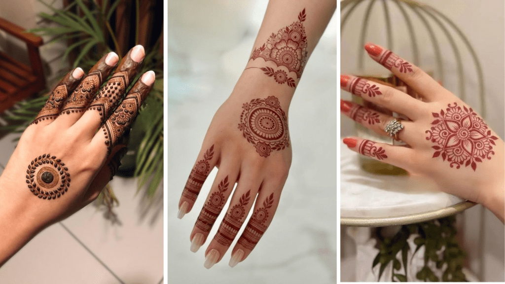 Round Mehndi Designs